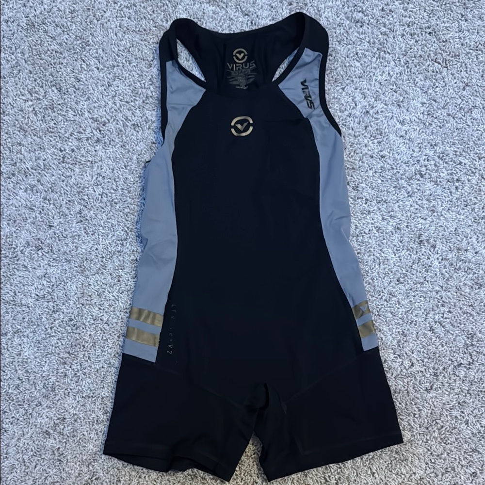 Virus Black and Gray singlet